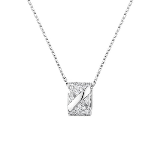 [⭐Hinora Jewelry]LIENS EVIDENCE DIAMOND PAVED NECKLACE