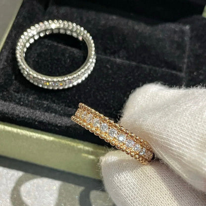 [⭐Hinora Jewelry]PERLEE DIAMOND ROSE GOLD RING