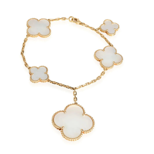 [⭐Hinora Jewelry]MAGIC CLOVER MOP GOLD BRACELET 5 MOTIFS