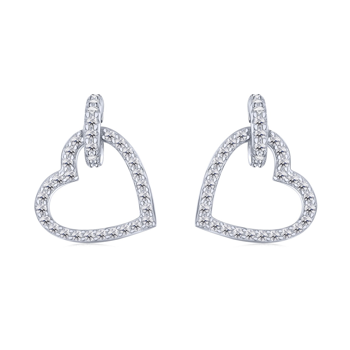 [Hinora Jewelry]Dainty Heart Shape Earrings