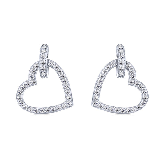 [Hinora Jewelry]Dainty Heart Shape Earrings