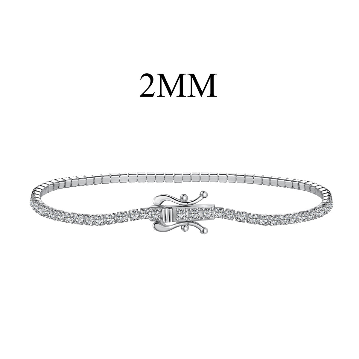 [Hinora Jewelry]Radiant Colorful Round Cut Party Bracelet