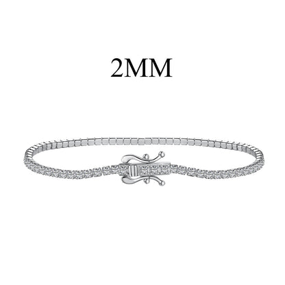 [Hinora Jewelry]Radiant Colorful Round Cut Party Bracelet