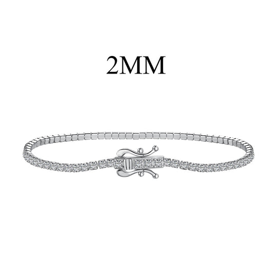 [Hinora Jewelry]Radiant Colorful Round Cut Party Bracelet