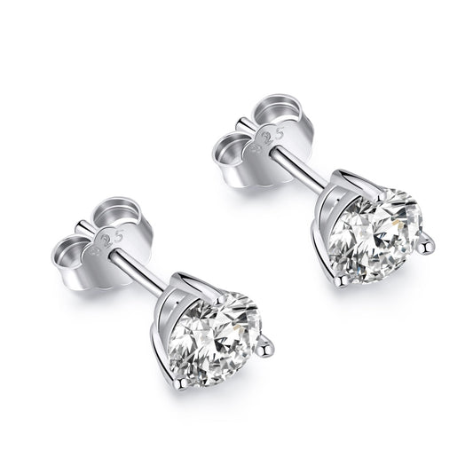 [Hinora Jewelry]Dainty Round Shape Earrings