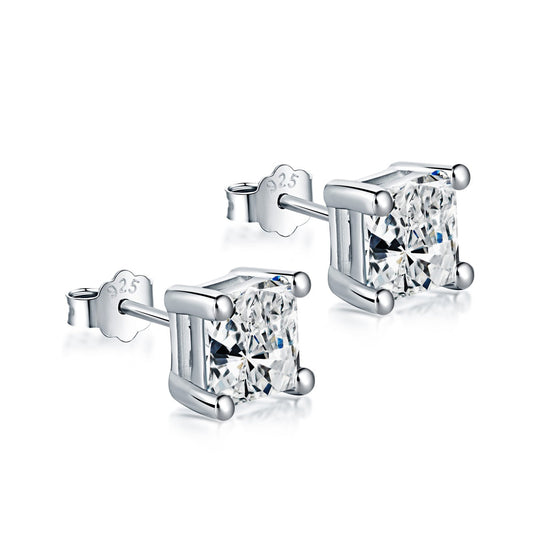 [Hinora Jewelry]Delicate Square Shape Earrings