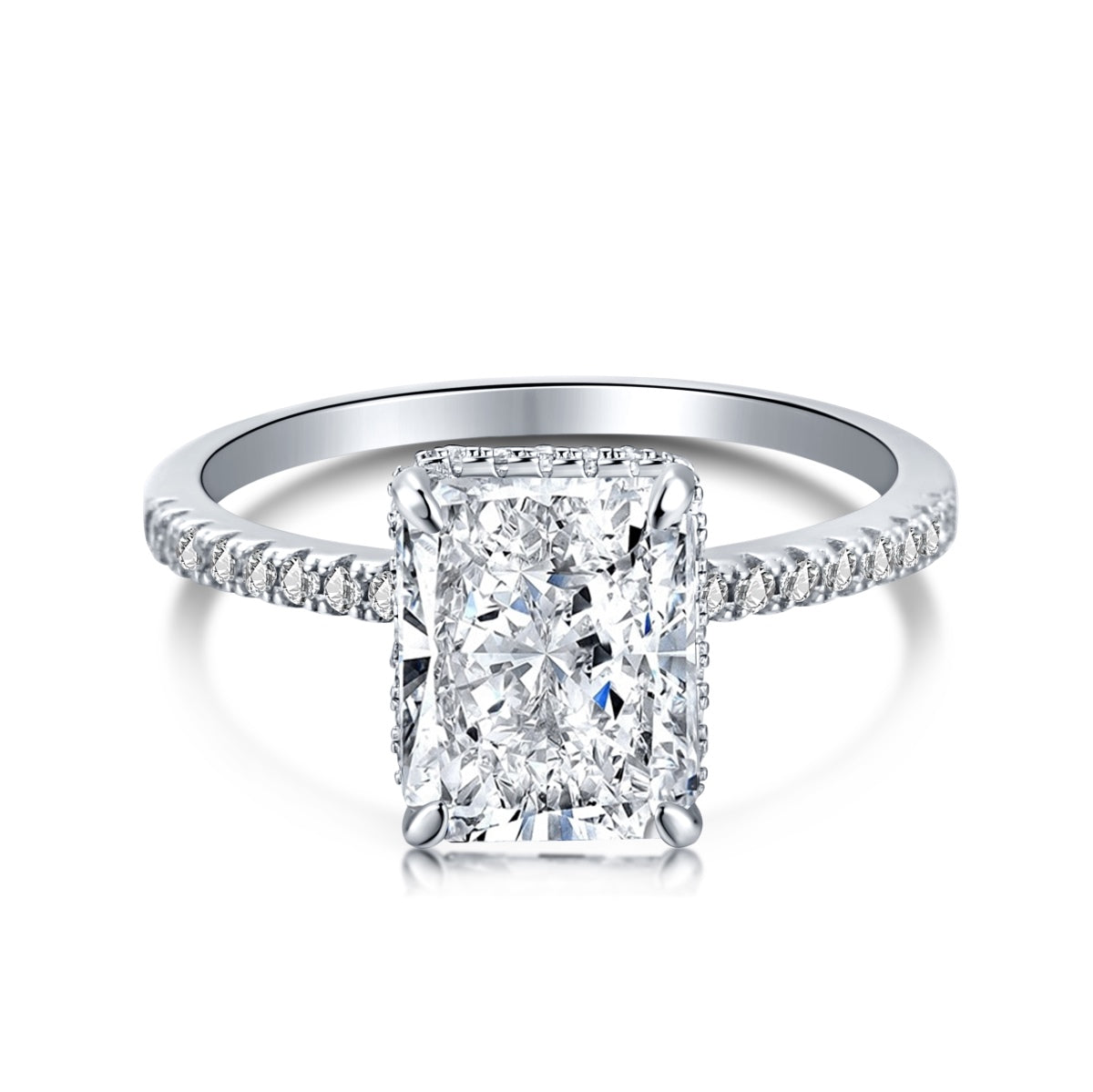 [Hinora Jewelry]4.0 Carat Luxurious Engagement Ring