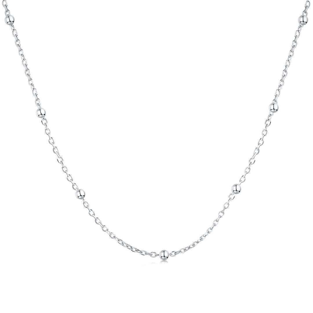 [Hinora Jewelry]Small Bead Clavicle Chain Simple Necklace