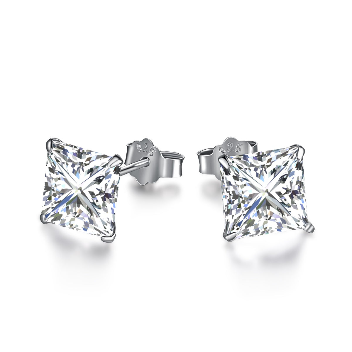 [Hinora Jewelry]Ornate Square Shape Earrings