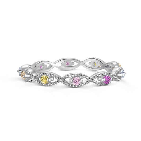 [Hinora Jewelry]Elegant Energetic Round Cut Daily Ring