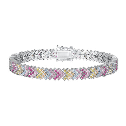 [Hinora Jewelry]Ornate Sparkling Round Cut Party Bracelet