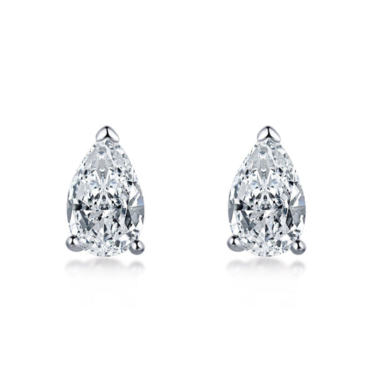 [Hinora Jewelry]Ornate Water Drop Shape Earrings