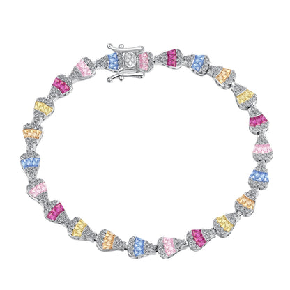 [Hinora Jewelry]Radiant Water Drop Shape Daily Bracelet
