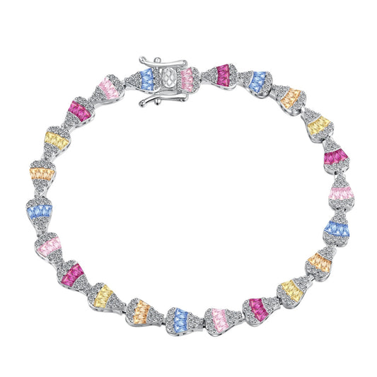 [Hinora Jewelry]Radiant Water Drop Shape Daily Bracelet