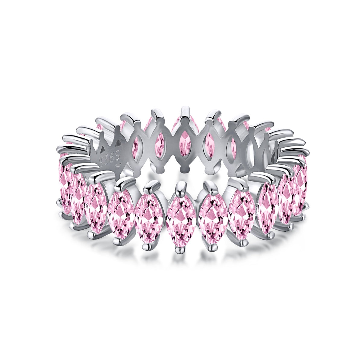 [Hinora Jewelry]Gorgeous Marquise Cut Tennis Ring