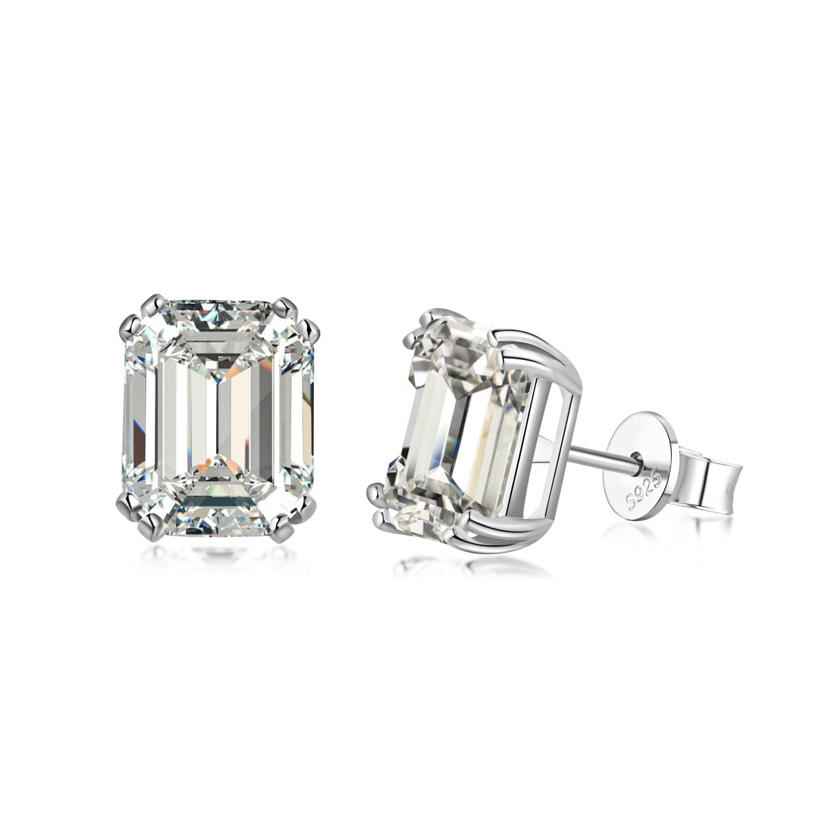 [Hinora Jewelry]Dazzling Square Shape Earrings