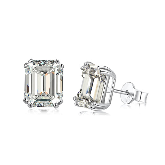[Hinora Jewelry]Dazzling Square Shape Earrings