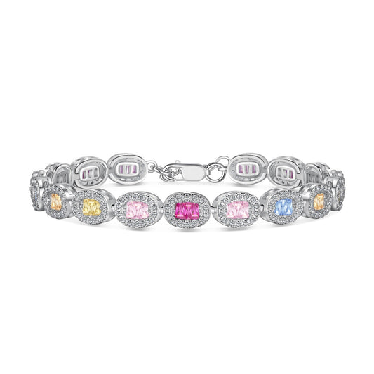 [Hinora Jewelry]Exquisite Ornate Emerald Cut Daily Bracelet
