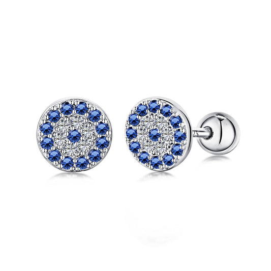 [Hinora Jewelry]Devil's Eye Ear Bone Nail Earrings