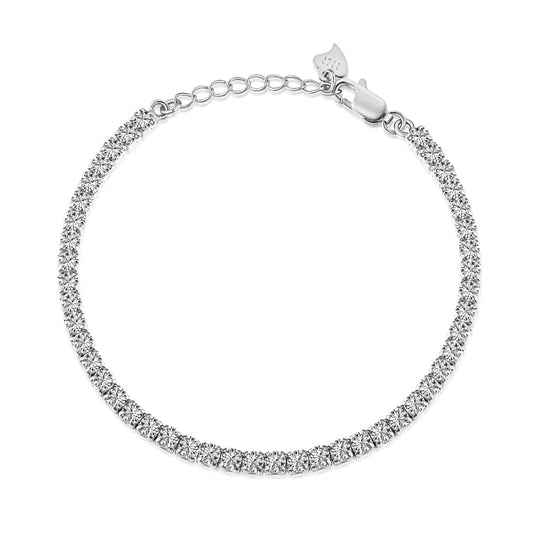 [Hinora Jewelry]Sparkling Round Cut Daily Bracelet