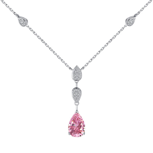 [Hinora Jewelry]Dazzling Pear Cut Necklace