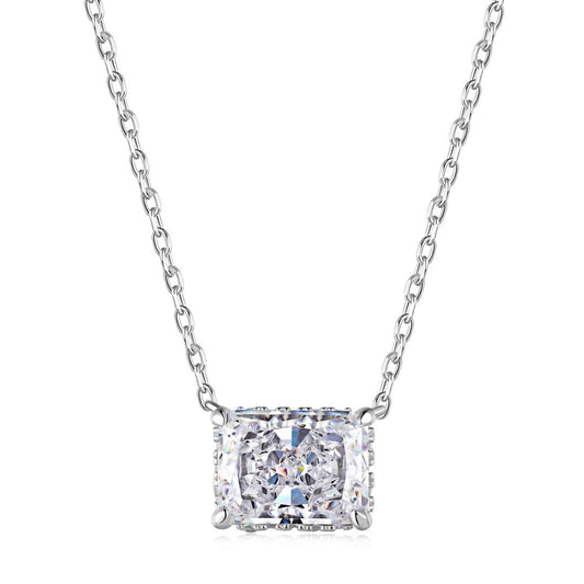 [Hinora Jewelry]Luxurious Square Shape Colorful Necalack