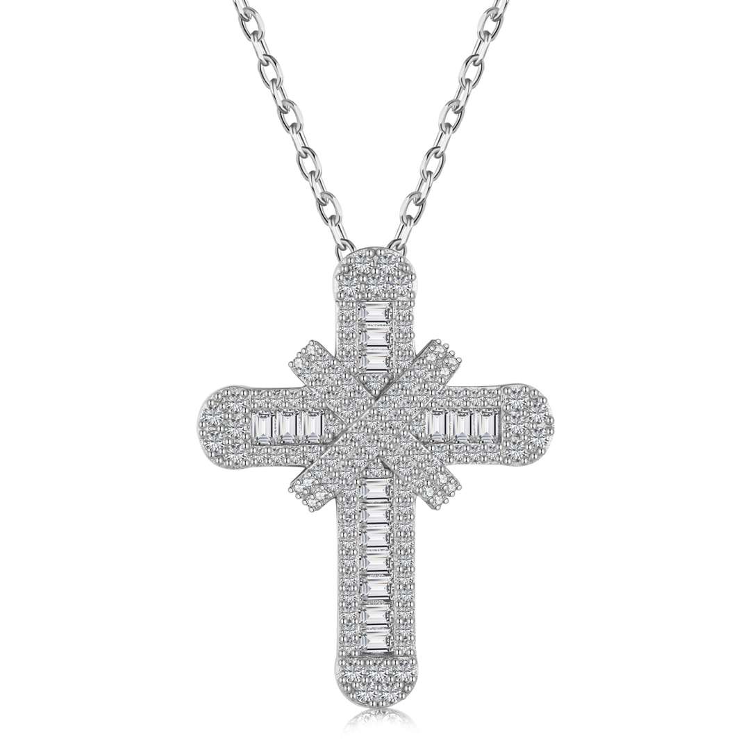 [Hinora Jewelry]Gypsophila With Dimonds Necklace