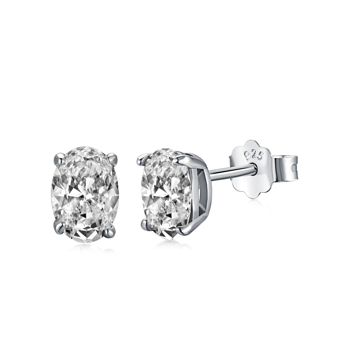 [Hinora Jewelry]Oval Classic Dignified Elegant Earrings
