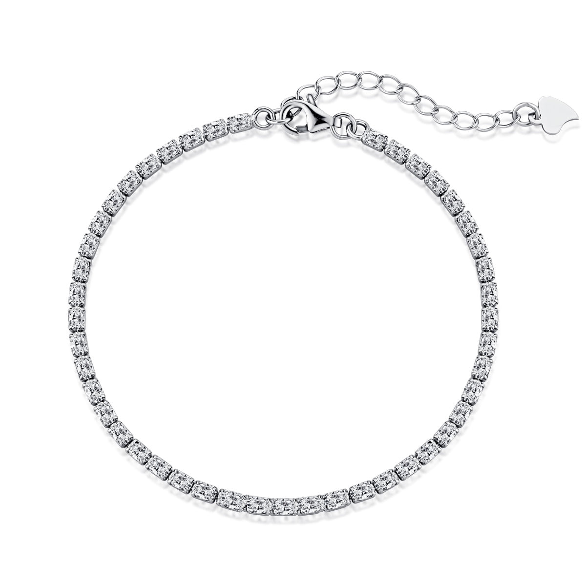 [Hinora Jewelry]Elegant Emerald Cut Daily Bracelet