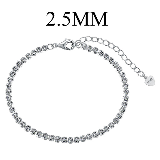 [Hinora Jewelry]Dazzling Sparkling Round Cut Daily Bracelet