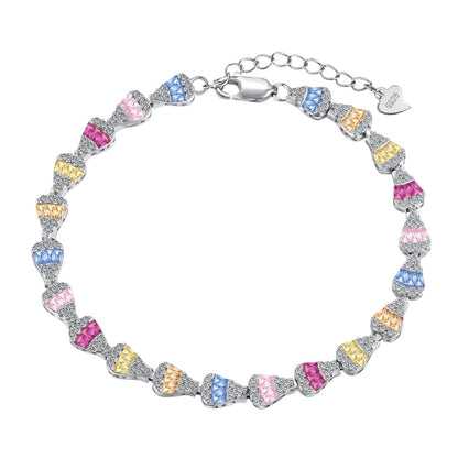 [Hinora Jewelry]Radiant Water Drop Shape Daily Bracelet