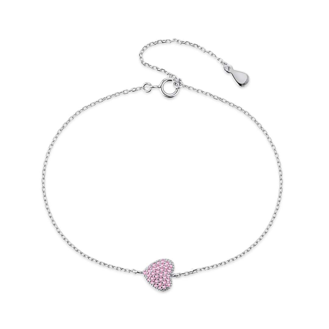 [Hinora Jewelry]Heart-Shaped Gentle and Versatile Bracelet