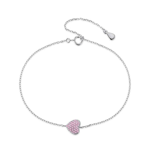 [Hinora Jewelry]Heart-Shaped Gentle and Versatile Bracelet