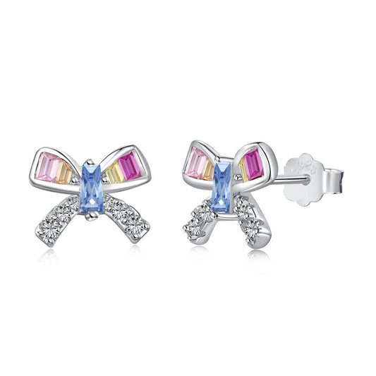 [Hinora Jewelry]Ornate Butterfly Shape Daily Earrings