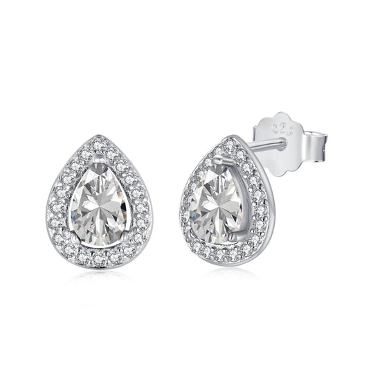 [Hinora Jewelry]Luxurious Water Drop Shape Earrings