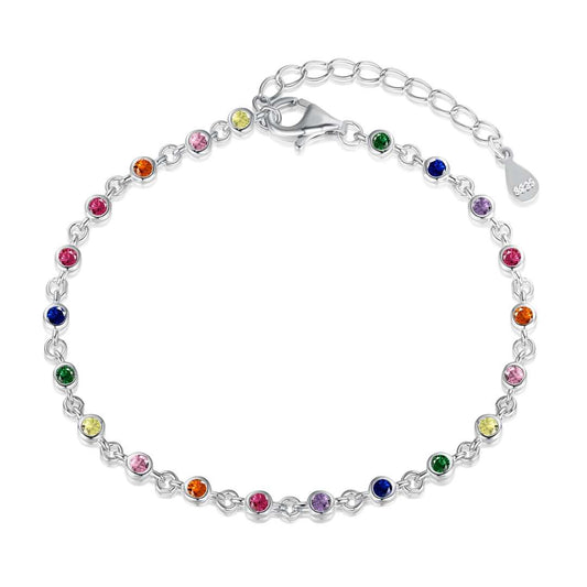 [Hinora Jewelry]Colorful Bead Array Bracelet