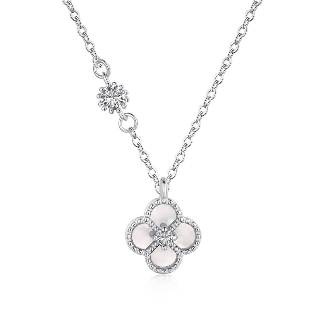 [Hinora Jewelry]Delicate Flower Shape Necklace