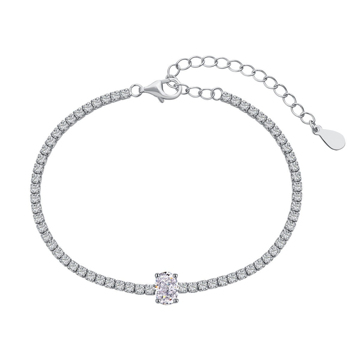 [Hinora Jewelry]0.75 Carat Exquisite Oval Cut Daily Bracelet