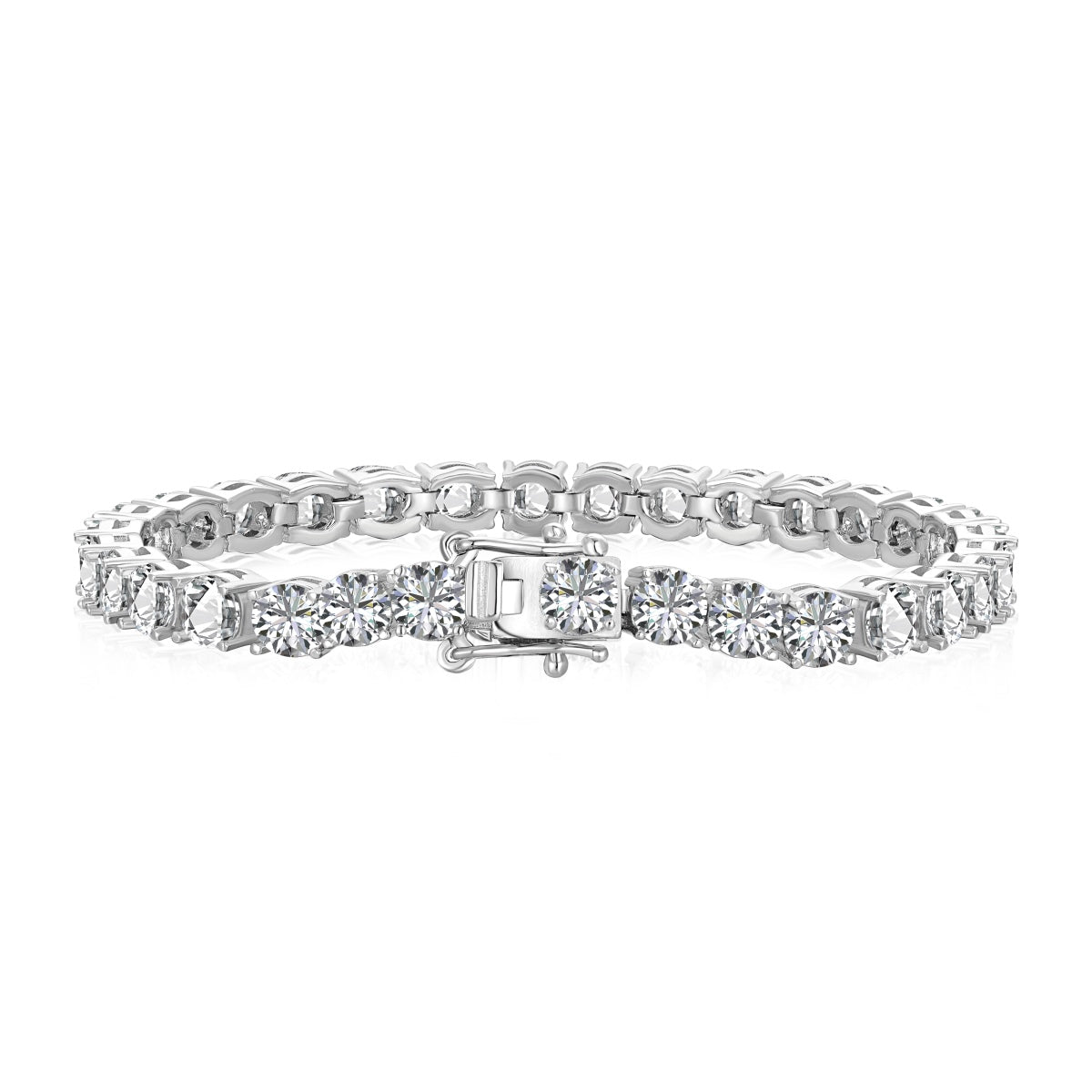 [Hinora Jewelry]Ornate Sparkling Round Cut Wedding Bracelet