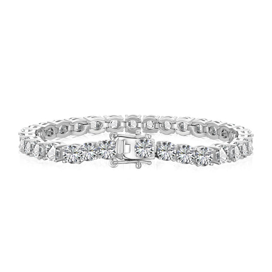 [Hinora Jewelry]Ornate Sparkling Round Cut Wedding Bracelet