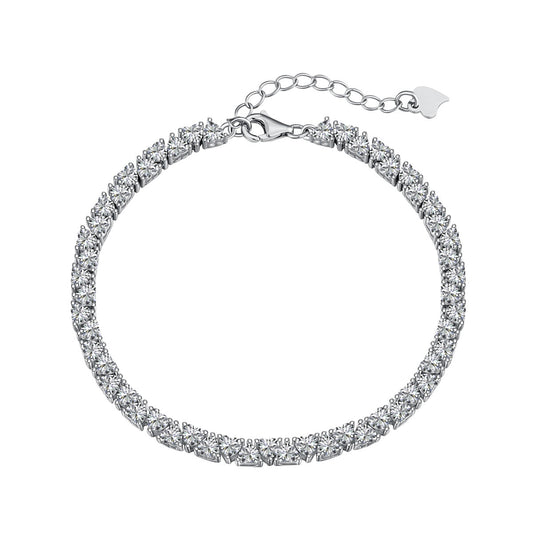 [Hinora Jewelry]Dazzling Romantic Heart Shape Lover Bracelet