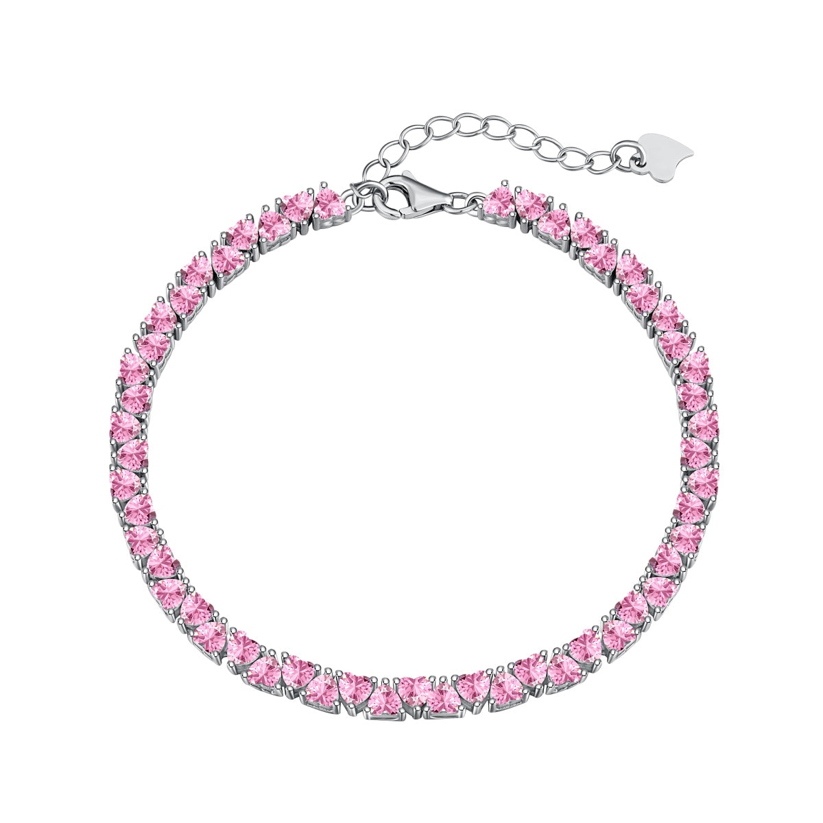 [Hinora Jewelry]Dazzling Romantic Heart Shape Lover Bracelet