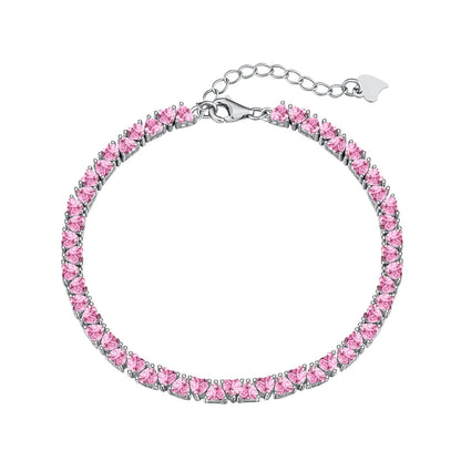[Hinora Jewelry]Dazzling Romantic Heart Shape Lover Bracelet