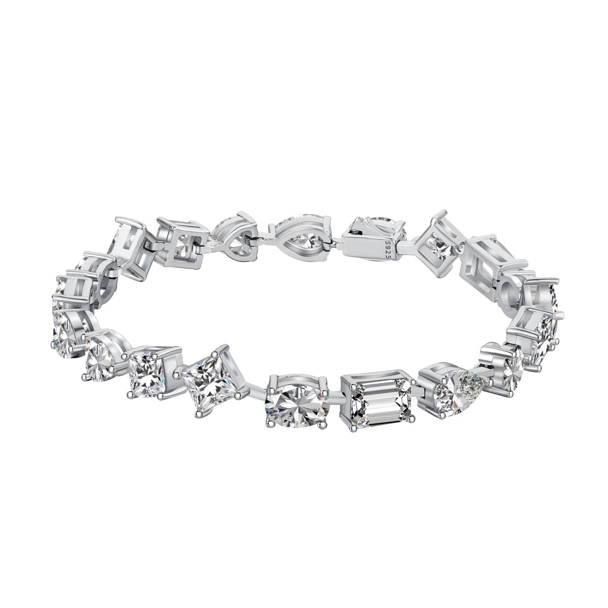 [Hinora Jewelry]Unique Exquisite Multi Cut Daily Bracelet