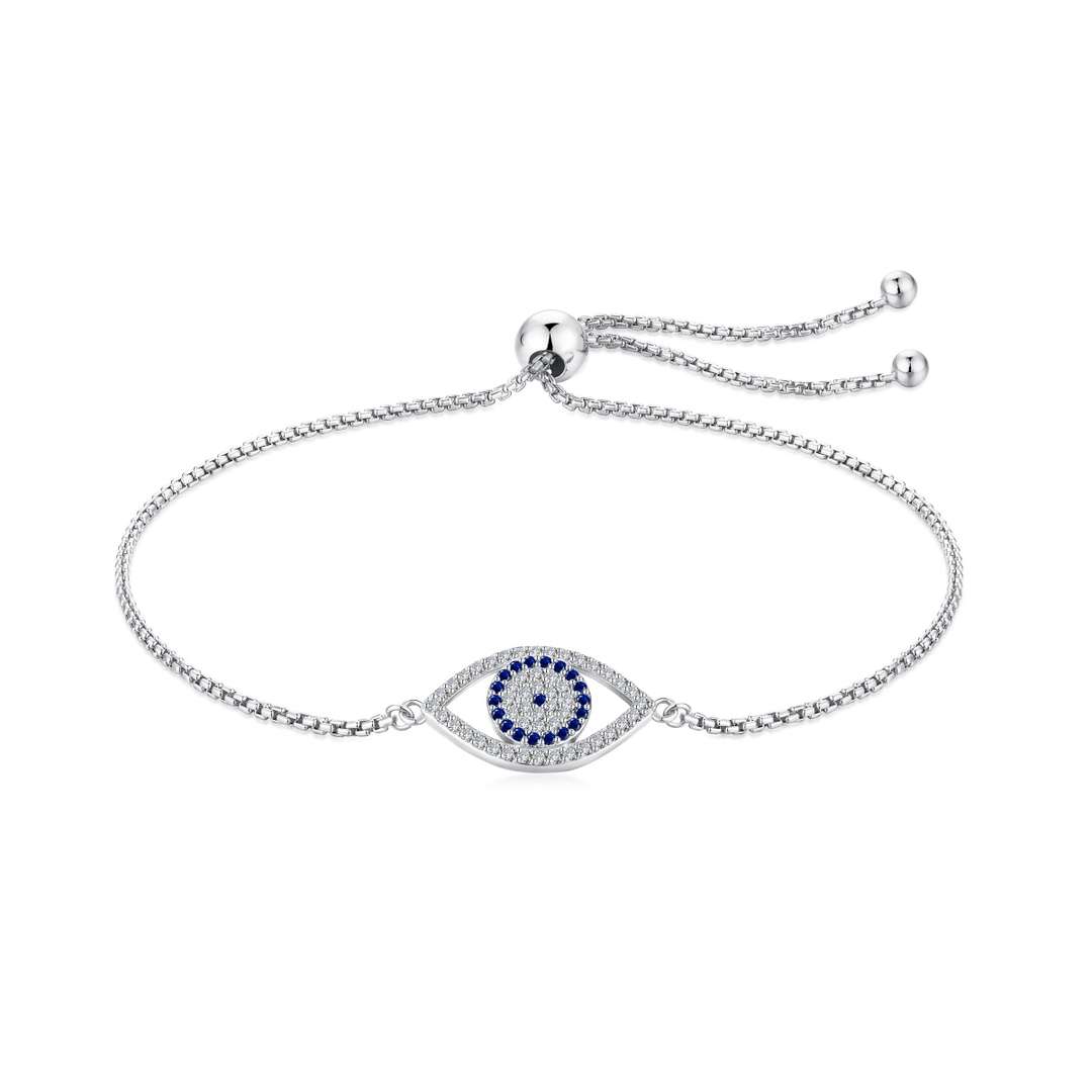 [Hinora Jewelry]Dazzling Eye Shape Necklace