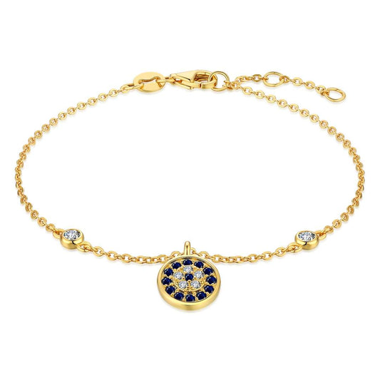 [Hinora Jewelry]Devil's Eye Round Shape Bracelet