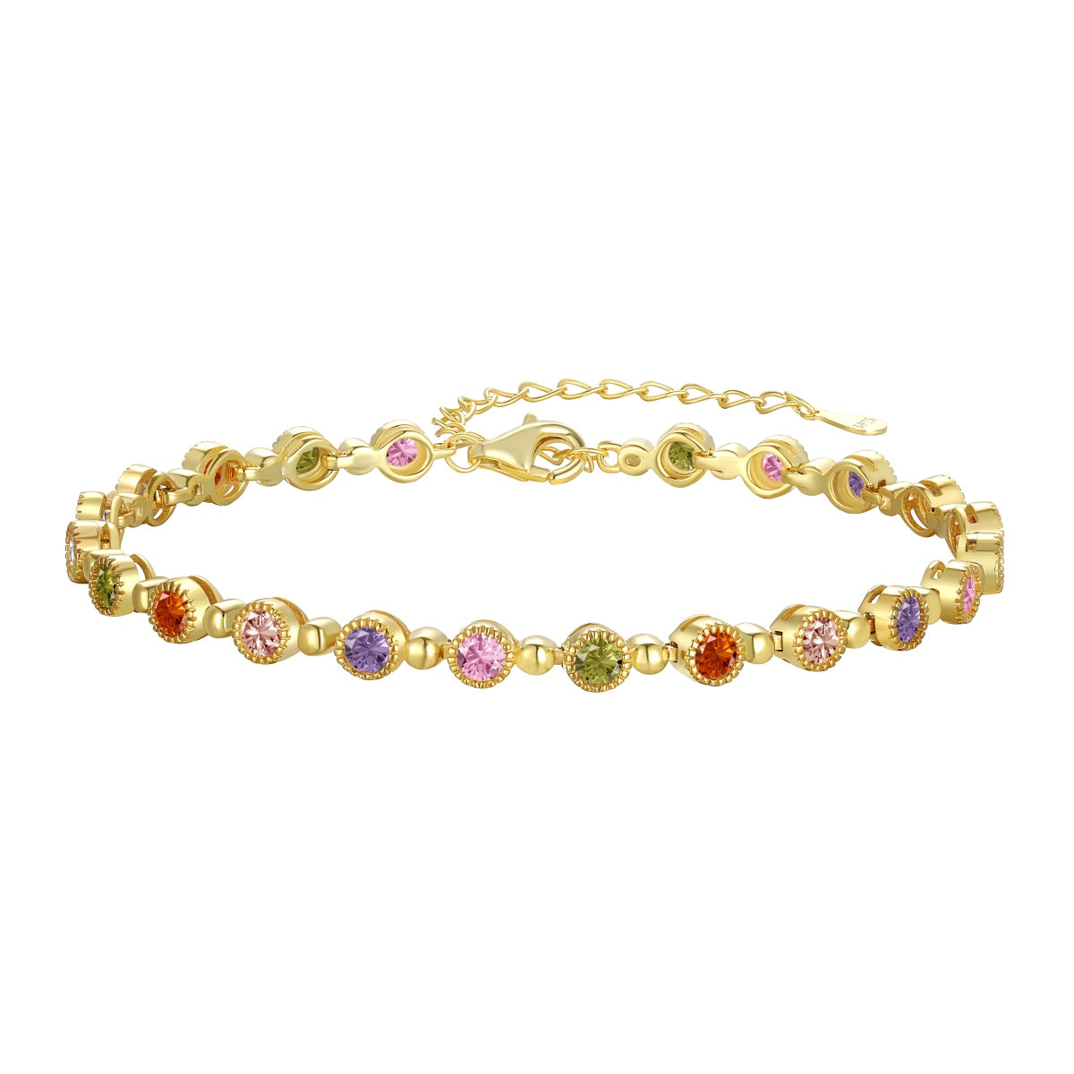 [Hinora Jewelry]Sparkling Exquisite Round Cut Party Bracelet