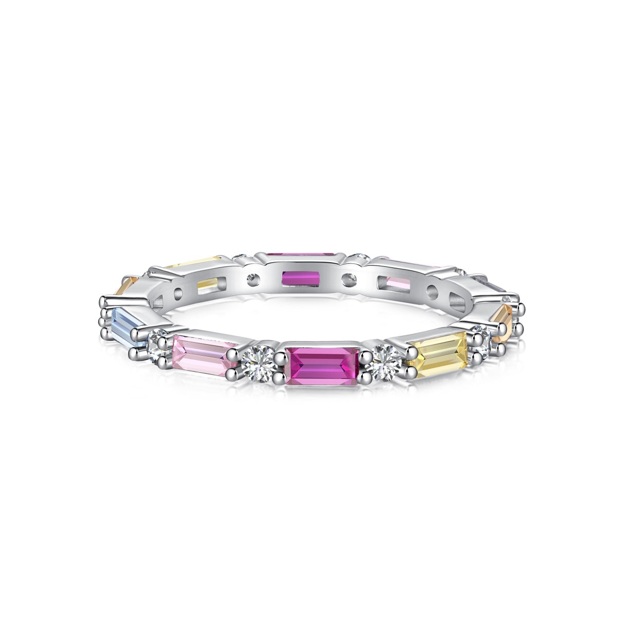 [Hinora Jewelry]Lively In Shades Elegant Radiant Cut Daily Ring