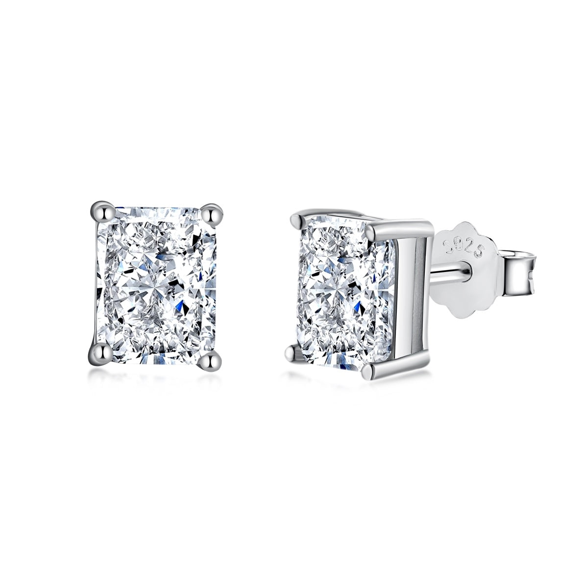 [Hinora Jewelry]Radiant Luxurious Princess Cut Daily Earrings