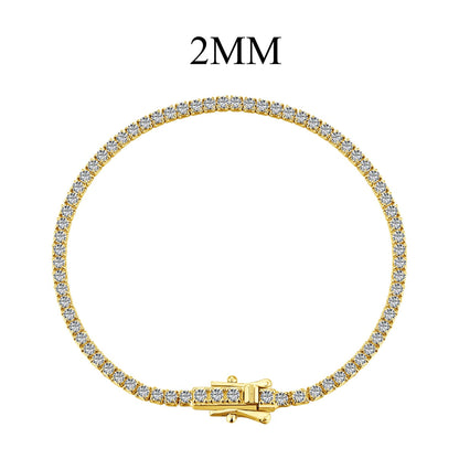 [Hinora Jewelry]Radiant Colorful Round Cut Party Bracelet